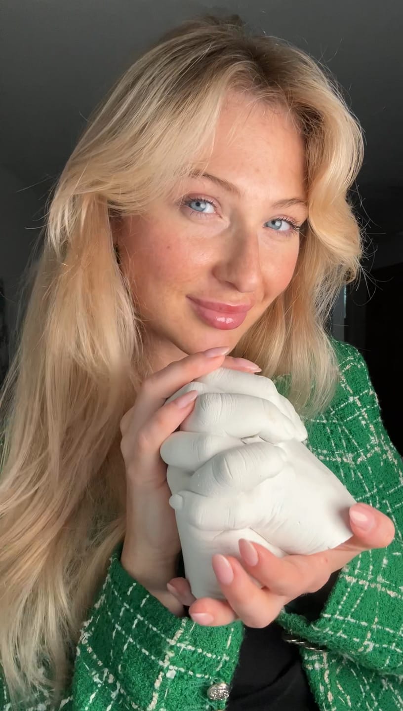 Customer photo review of Zestaw do odlewu dłoni | Para