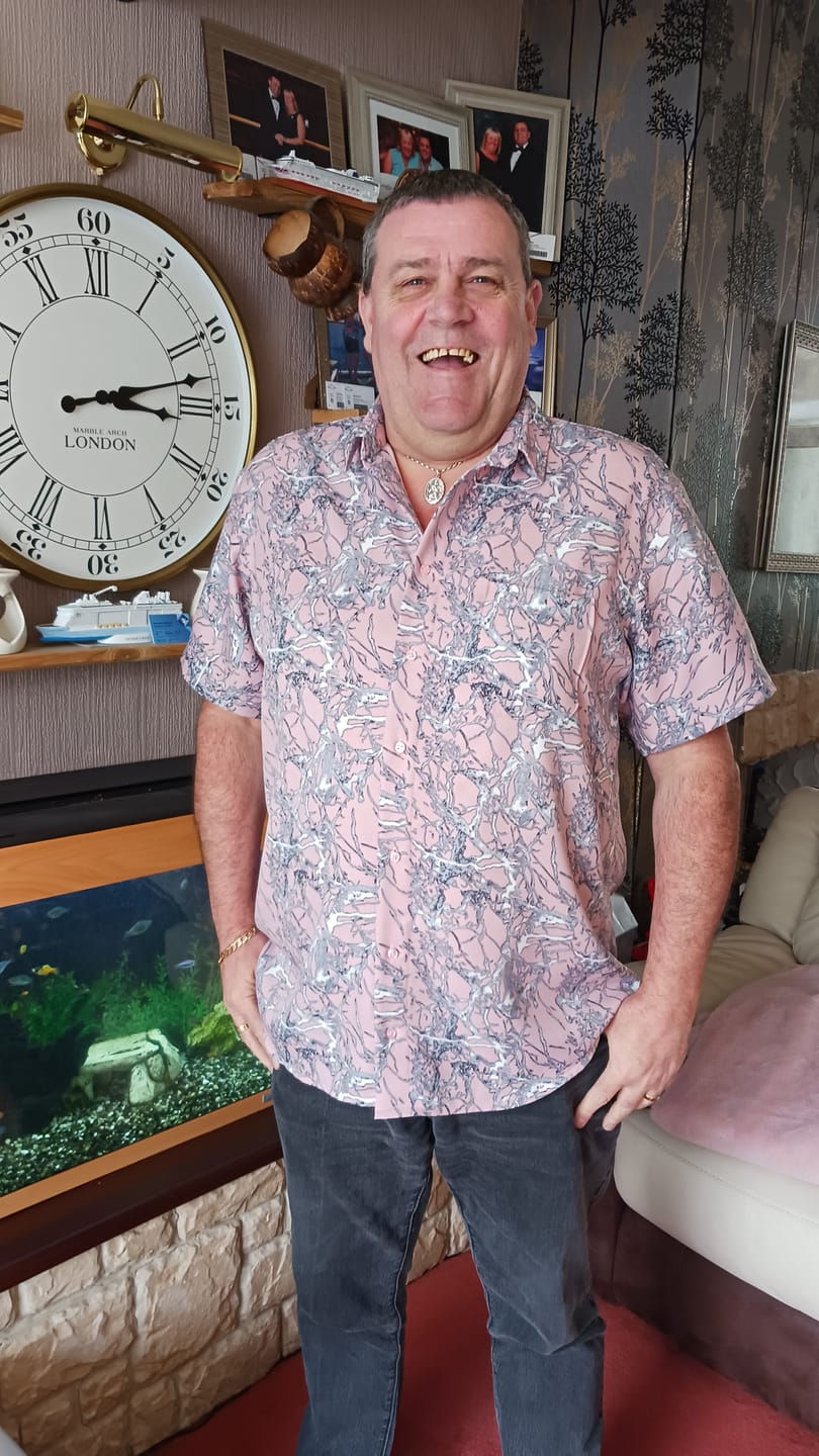 Customer photo review of Abstract Print Polyester Fabric