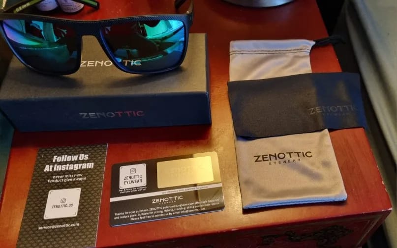 Customer photo review of Zenottic Sun Glasses Philip