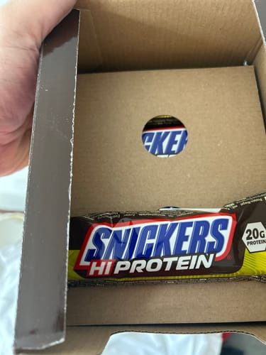 Customer photo review of Snickers Protein