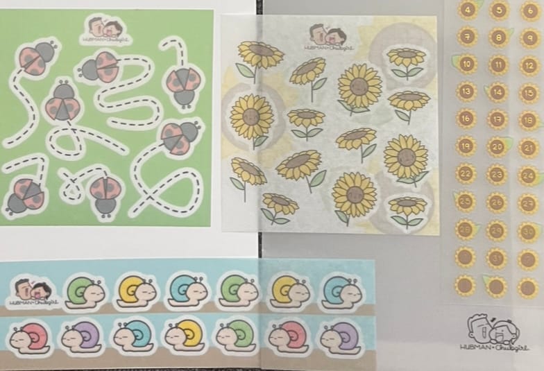 Customer photo review of Sunflowers Variety Sticker Pack