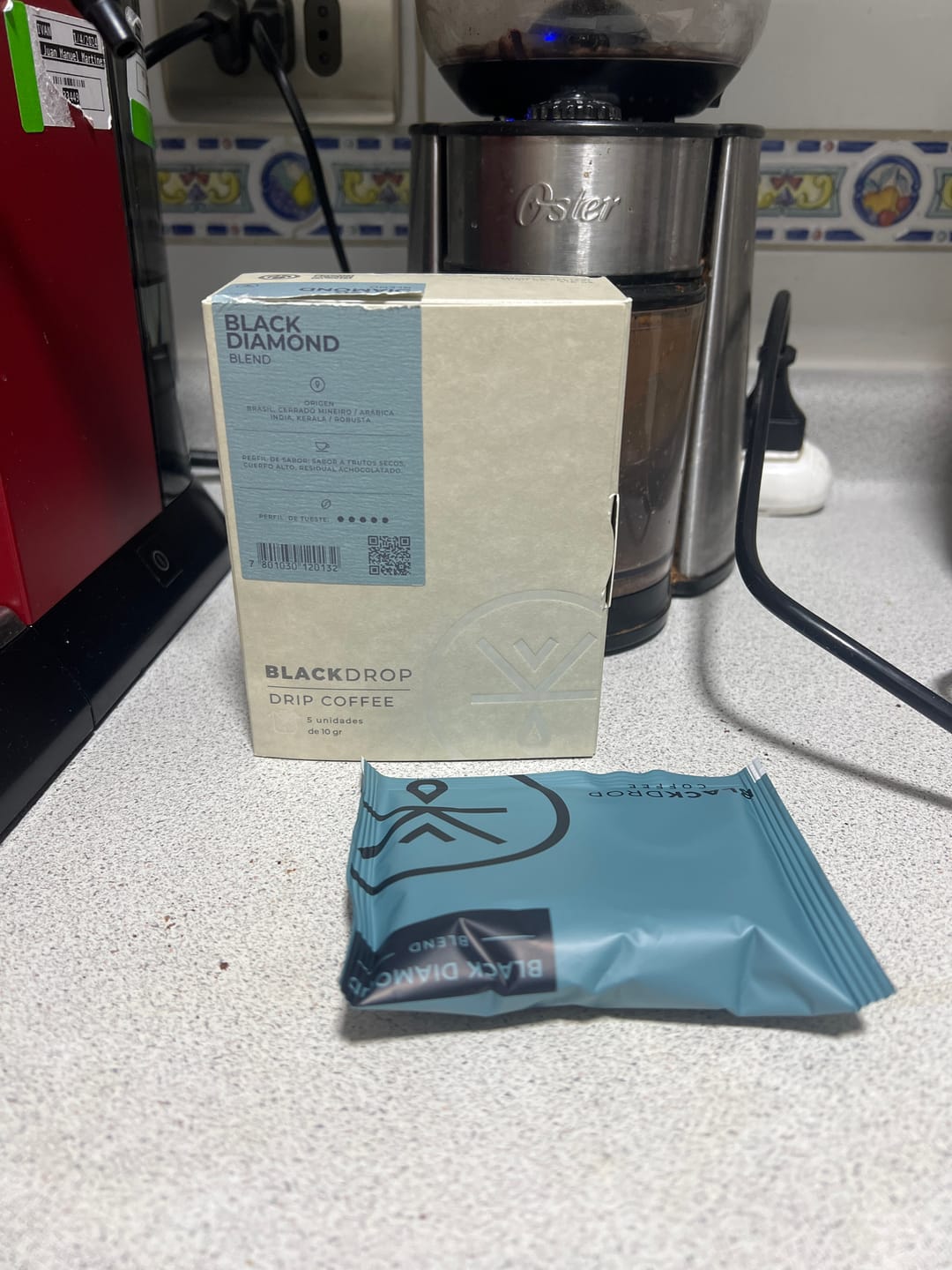 Customer photo review of Drip coffee Black diamond