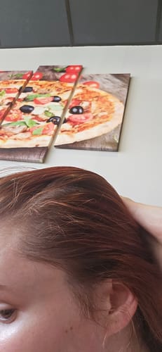 Customer photo review of Nourish & Shine Hair Oil