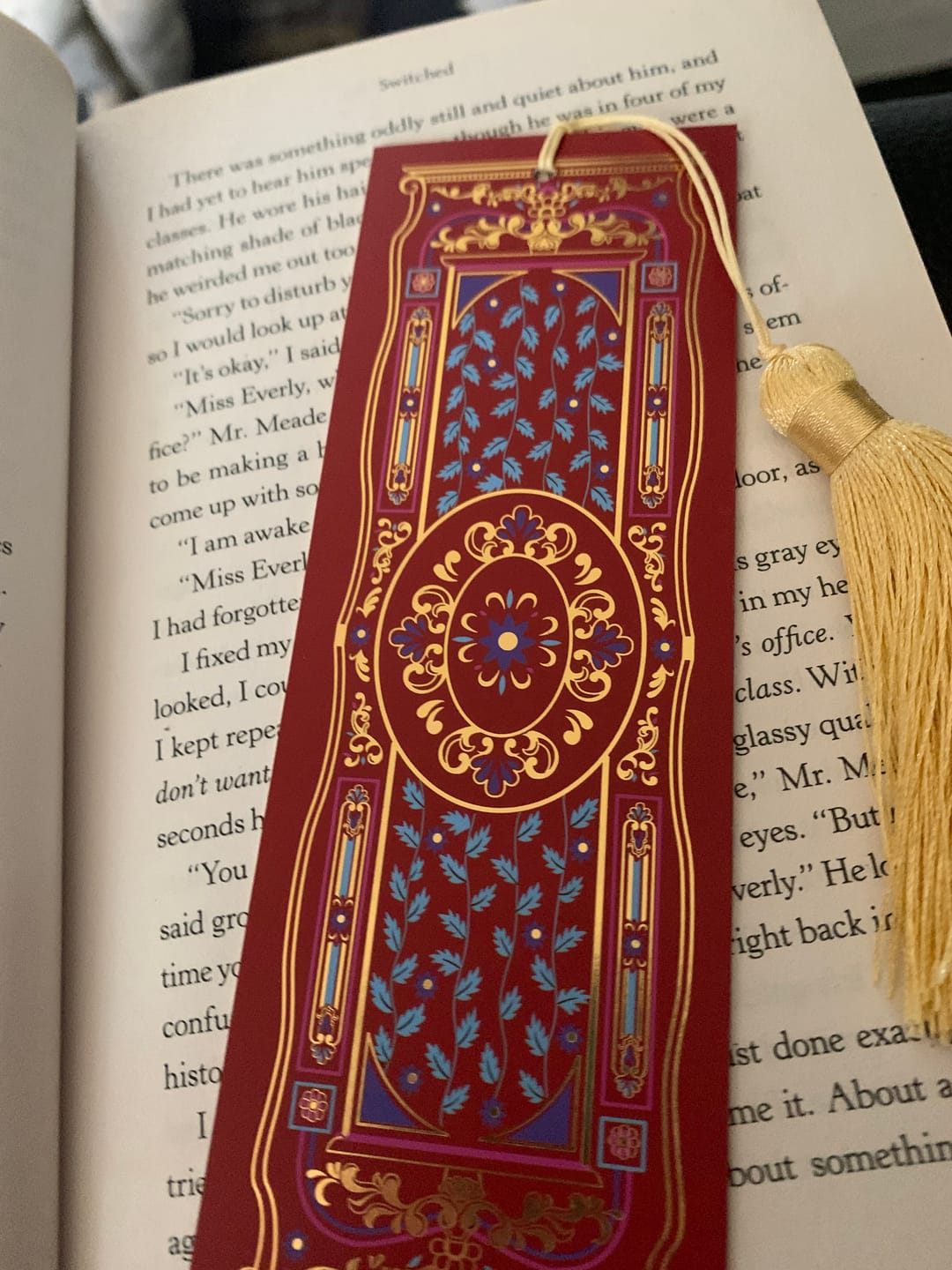 Customer photo review of Once Upon a Time Bookmark - Crimson