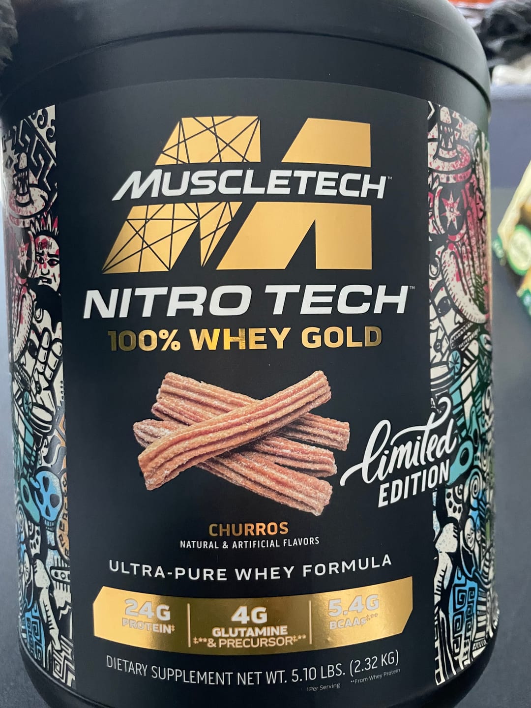 Customer photo review of Muscletech Nitro-Tech 100% Whey Gold 5 Lb
