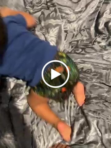 Customer video review of Patterned Pocket Cloth Diaper with Athletic Wicking Jersey