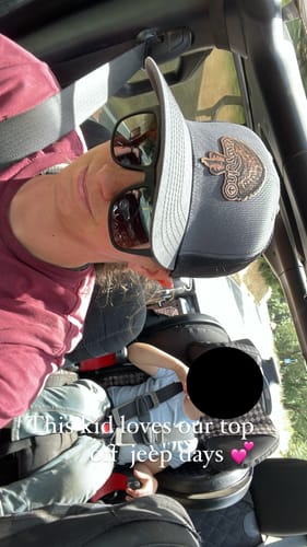 Customer photo review of Turkey Only Fans, Leather Patch Trucker Hat