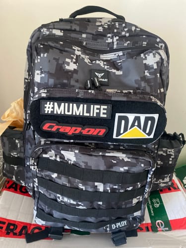 Customer photo review of Tacpac 'D-Ploy' Digital Camo Nappy Bag Set