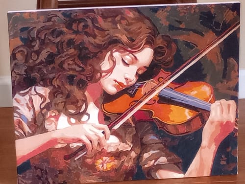 Customer photo review of Talent - Paint by Numbers