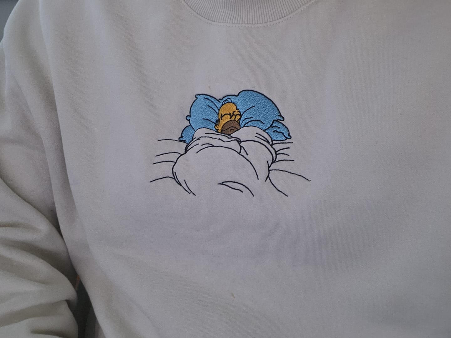 Customer photo review of CUSTOM UNISEX HEAVYWEIGHT CREWNECK