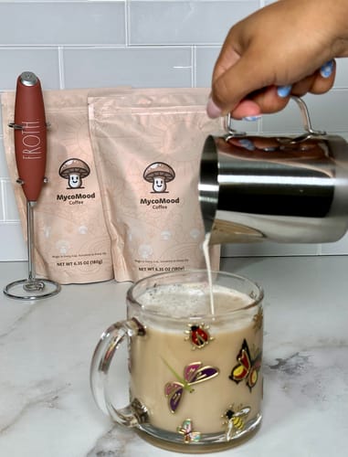 Customer photo review of Mushroom Coffee 30 Servings - Starter Kit