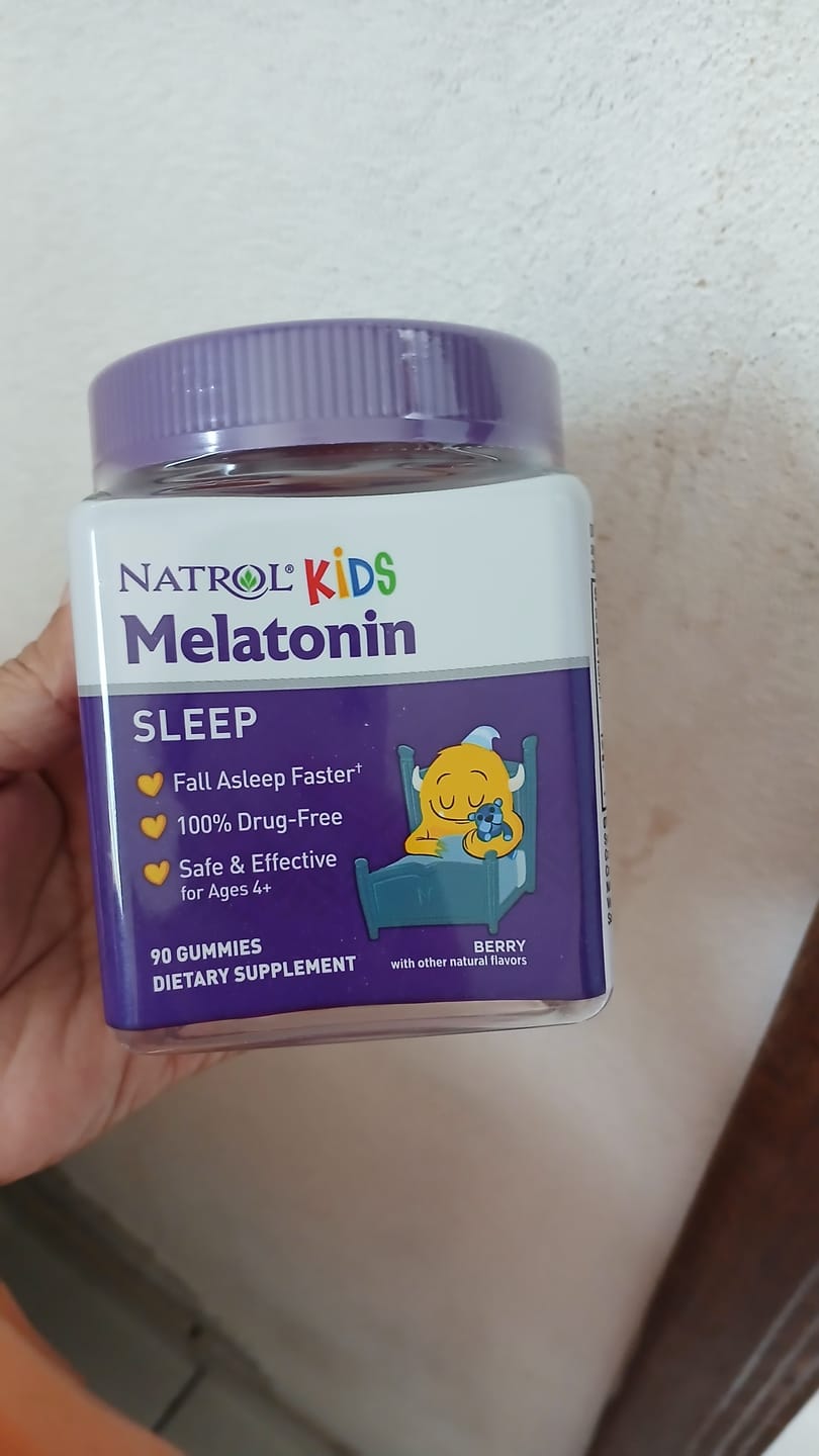 Customer photo review of Natrol Melatonina 1mg para Crianças 90 Gomas Sabor Berry