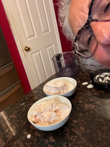 Customer photo review of Gourmet Whey Protein Powders Subscription