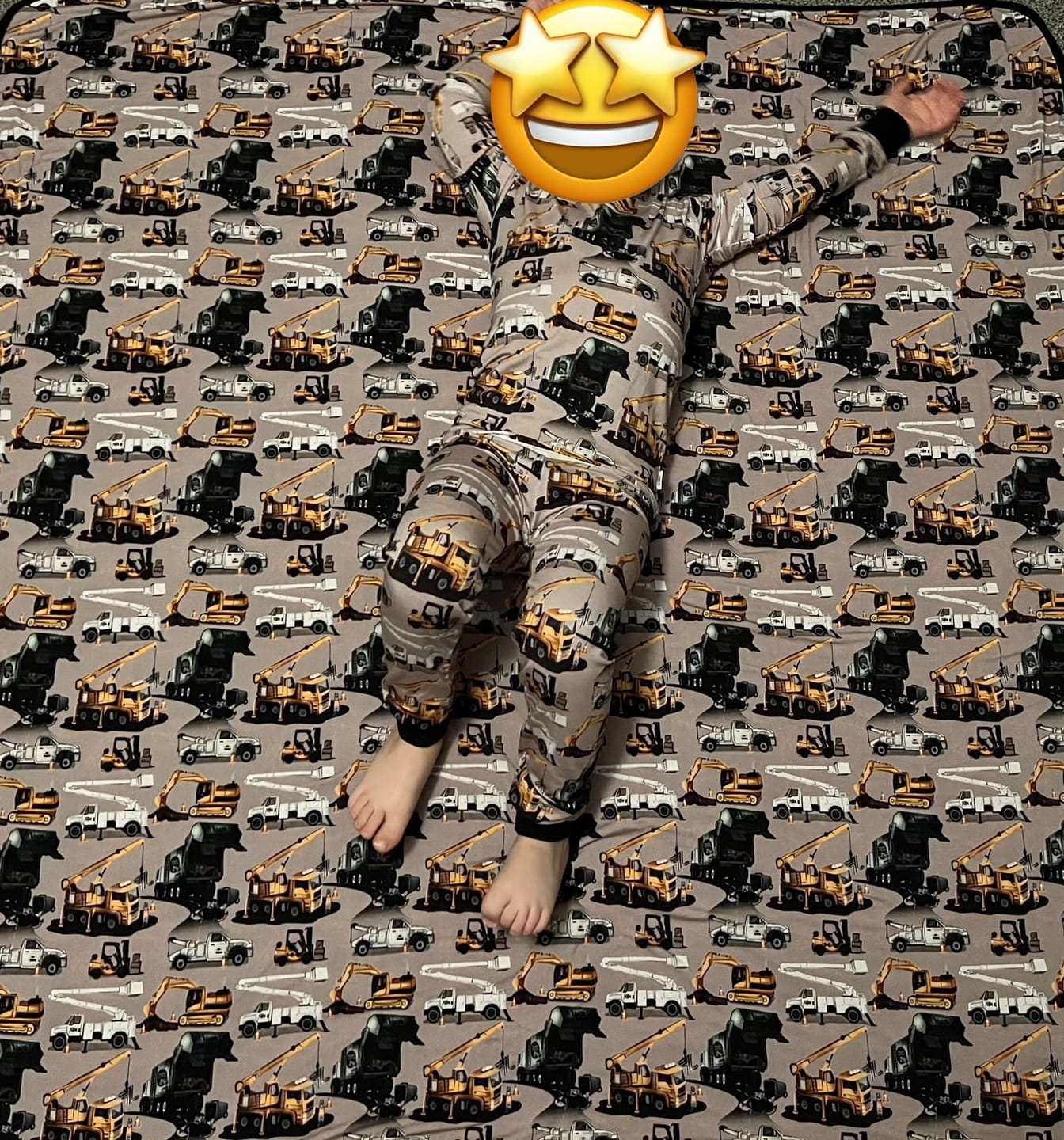 Customer photo review of Work Hard, Play Hard 2 Piece Pajama Set *MAY PREORDER*