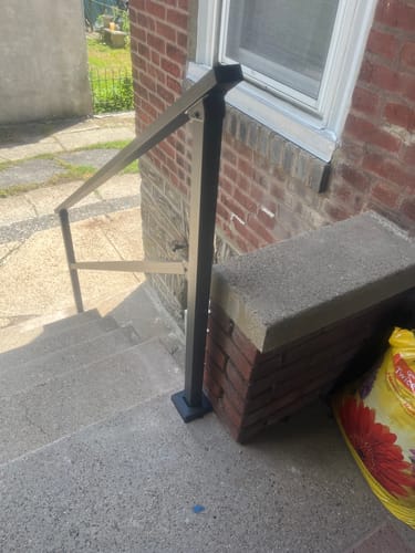 Customer photo review of Stair Handrail Kit