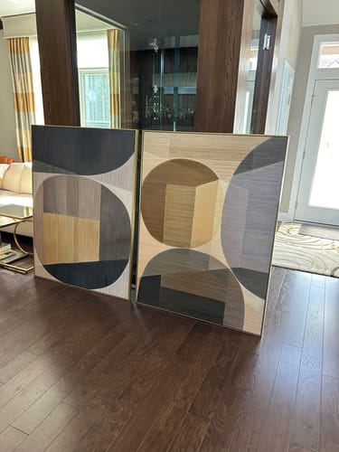 Customer photo review of Wabi-sabi Minimalist Art #ABAO39