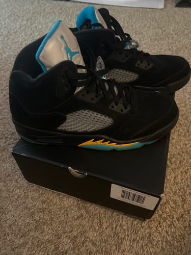 Customer photo review of Air Jordan 5 Retro 'Aqua'