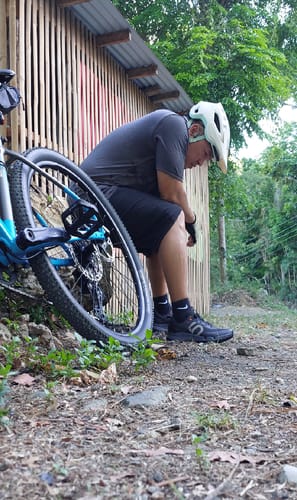 Customer photo review of adidas Men's 5.10 Trailcross LT Bike Shoes