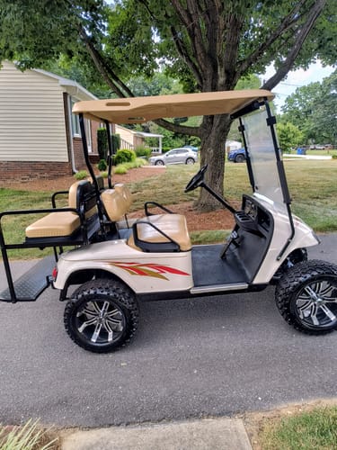 Customer photo review of 6" Lift Kit Drop Alex For 2001.5-2020 EZGO TXT Electric Golf Cart