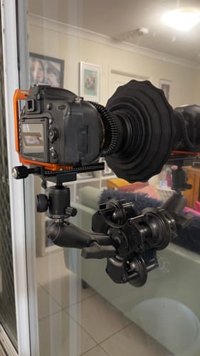 Customer photo review of RAM 1.5" Balls Medium Length Socket Arm (RAM-201U)