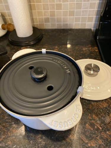 Customer photo review of Le Creuset Cast Iron Rice Pot
