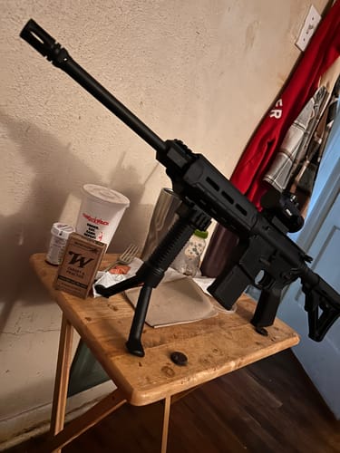 Customer photo review of AR15 M4 Rifle Bipod Grip Foregrip Picatinny Rail