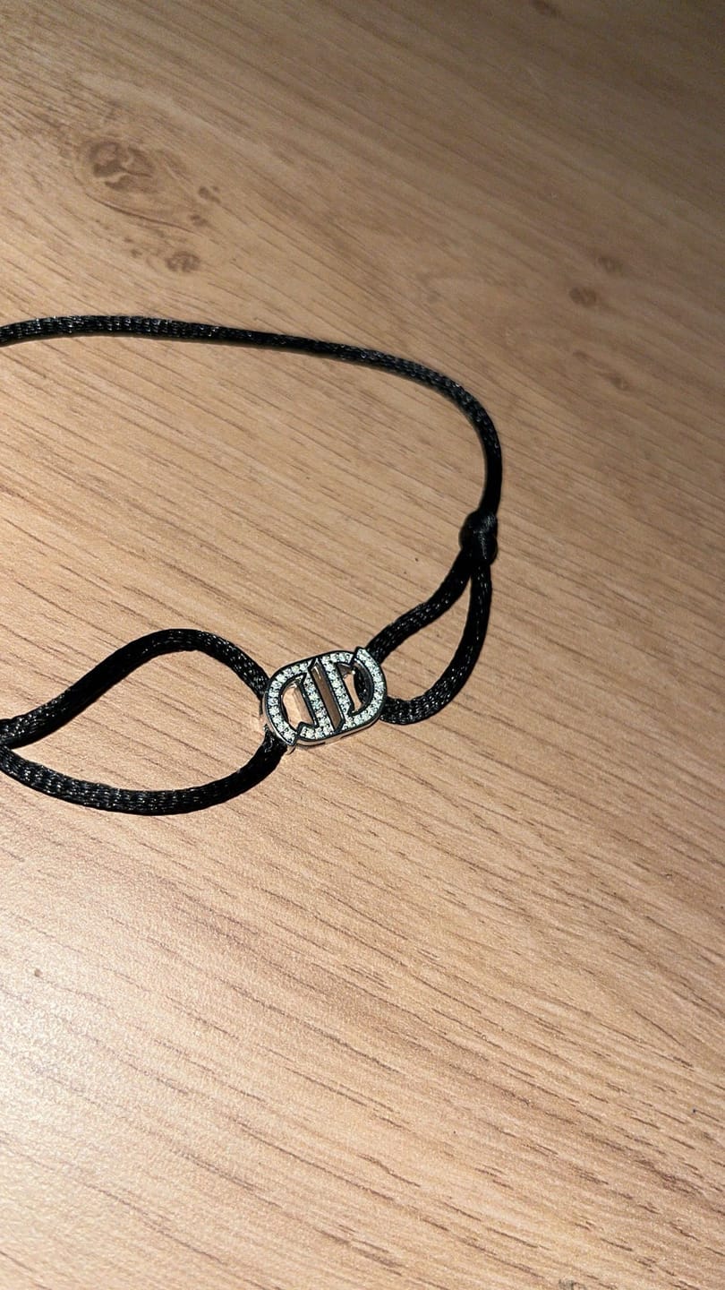 Customer photo review of MOISSANITE INFINITY BRACELET. - WHITE GOLD