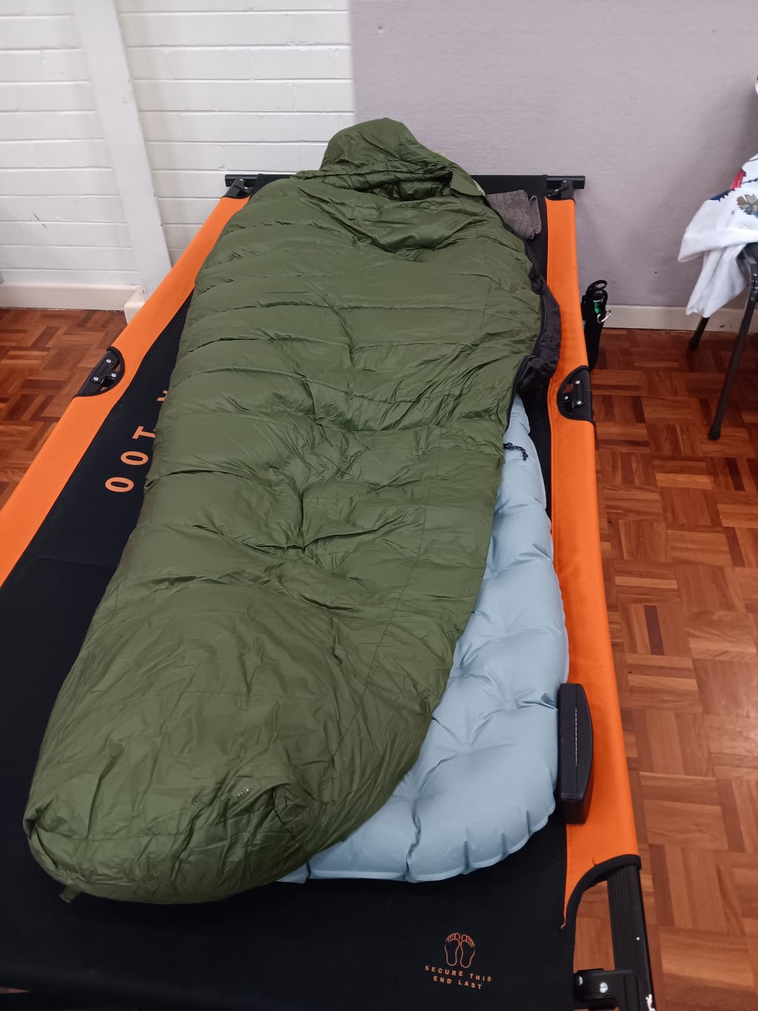 Customer photo review of Ultralight Sleeping Bag