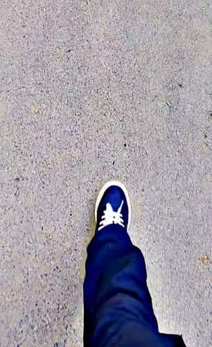 Customer photo review of FLASH Black Men's High Top sneaker