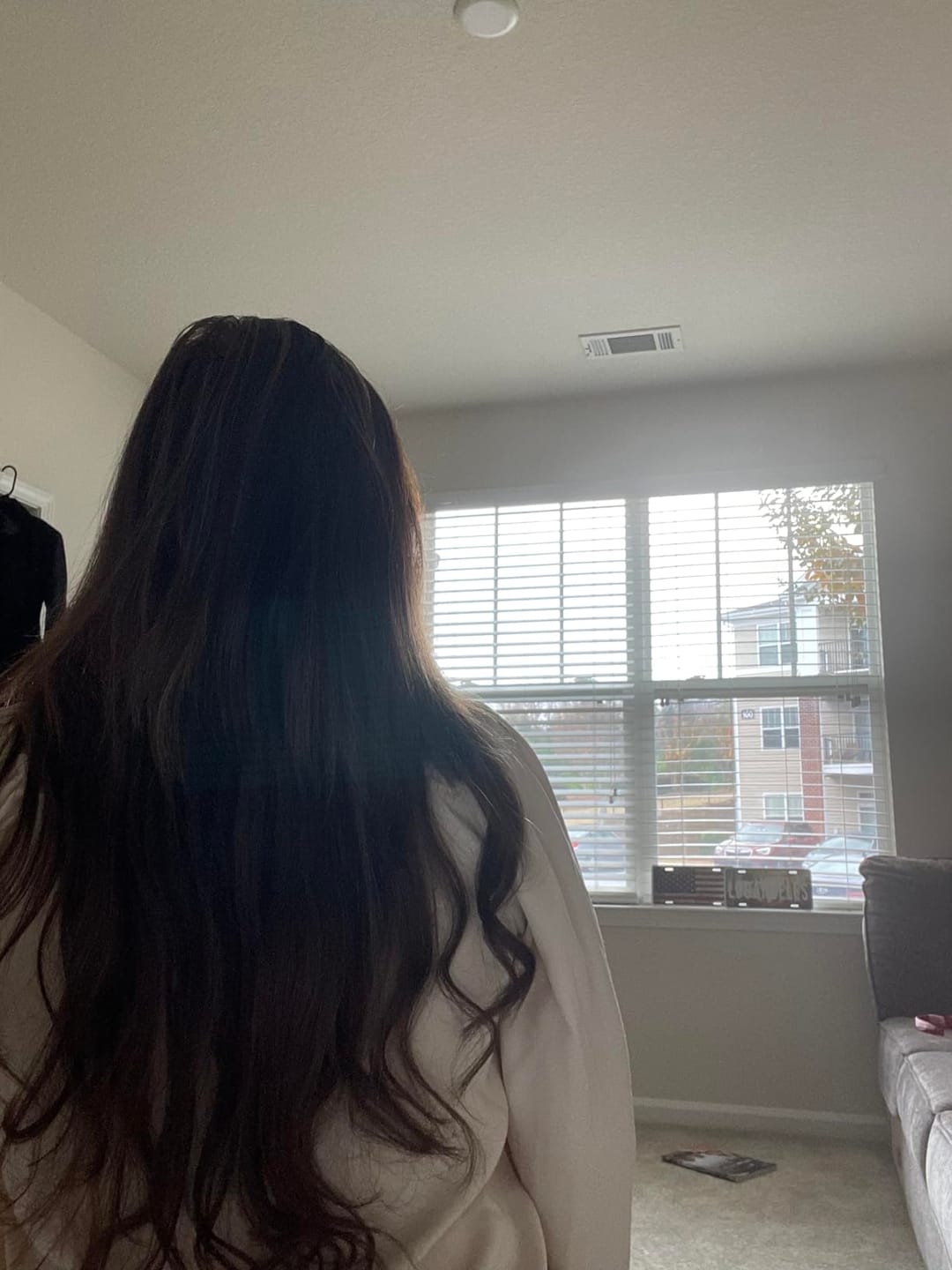 Customer photo review of Moresoo Seamless Virgin Injection Tape in Hair Extensions Brazilian Dark Brown (#2)