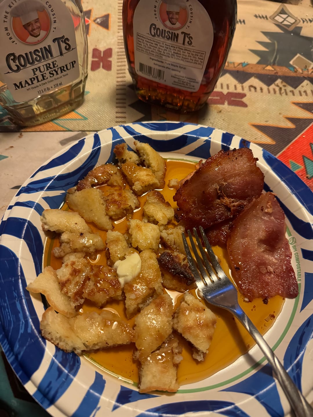 Customer photo review of Cousin T's Pure Maple Syrup