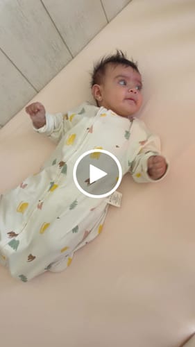 Customer video review of Front Opening Long Sleeve Sleep Sack 0.5 TOG - Graffiti
