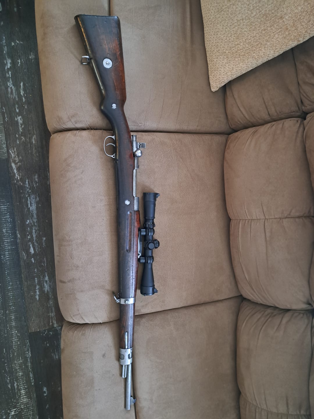 Customer photo review of Scout Mount for Mauser Yugo M48, K.Kale, Spanish M43, VZ.24, Argentine M1909, Brazilian 1908 & 1908/34