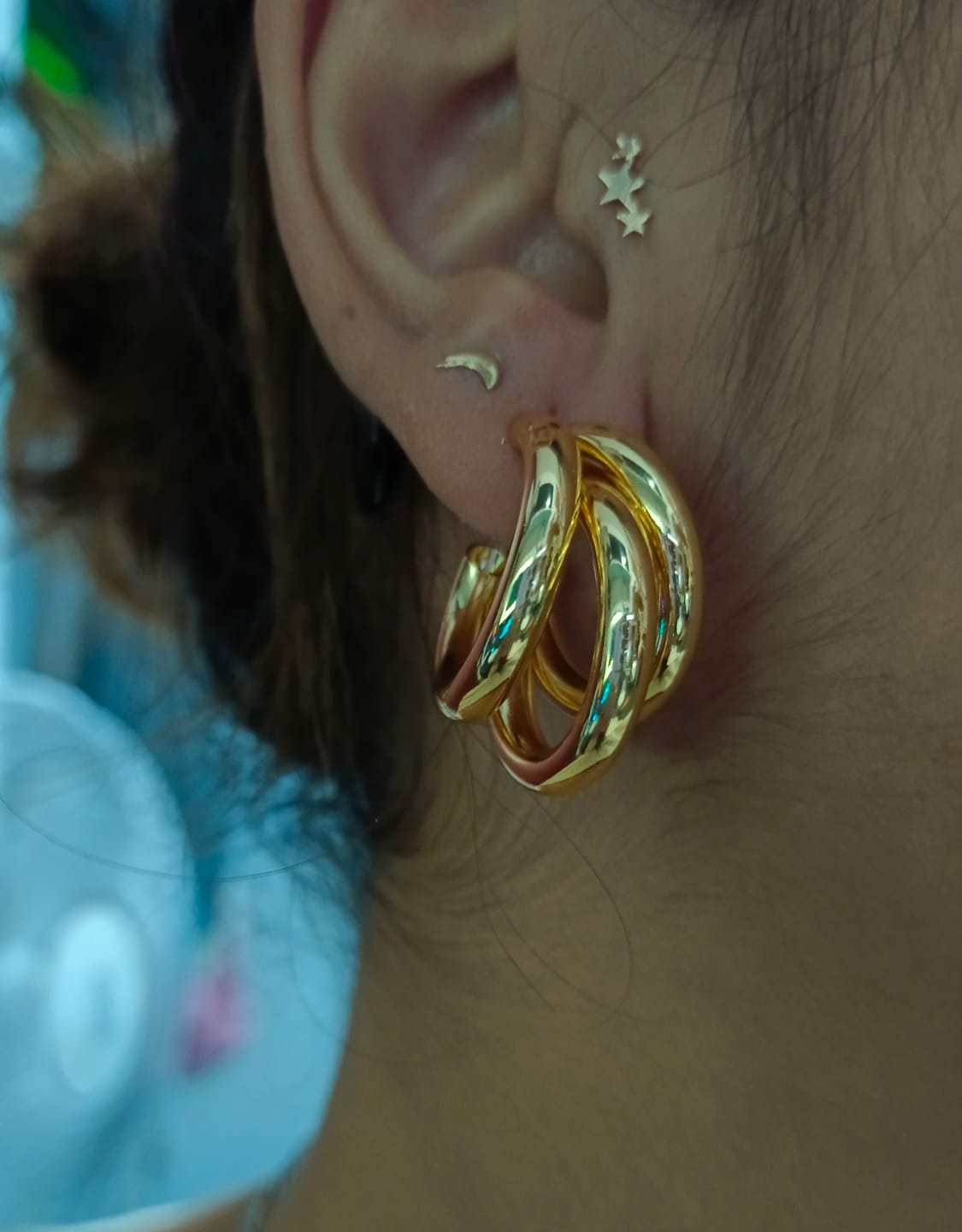 Customer photo review of Par Arracada Triple 25 mm