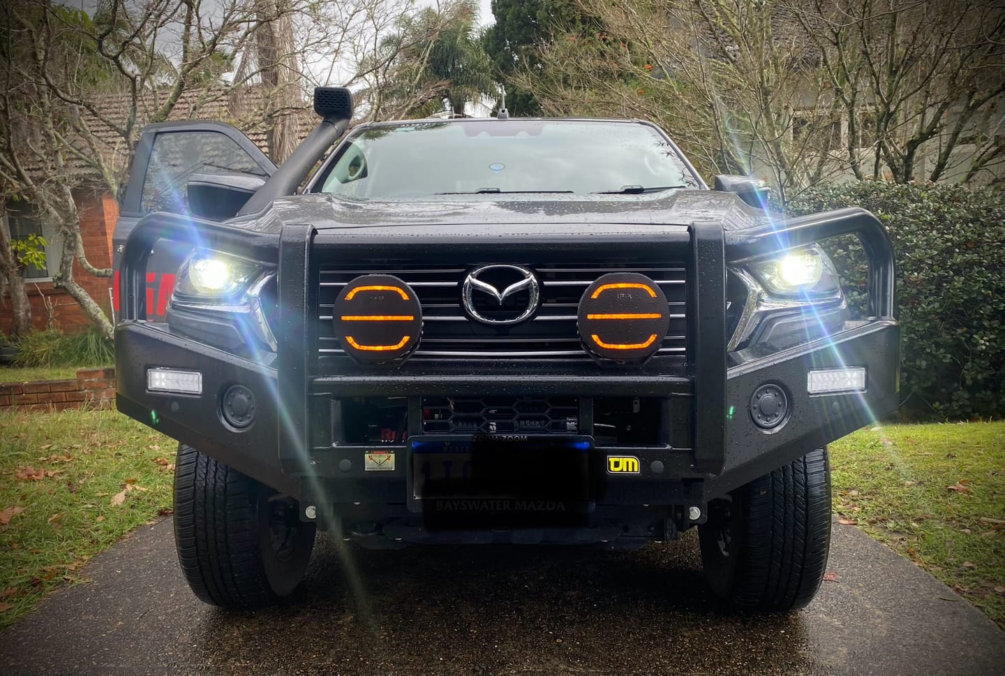 Customer photo review of Covert 7 Inch LED Driving Lights (PAIR W/HARNESS)