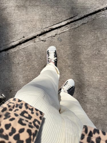 Customer photo review of Zapatilla Mujer. A1 Animal Print