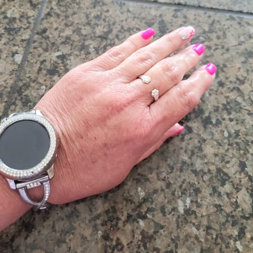 Customer photo review of Paw Hug Ring