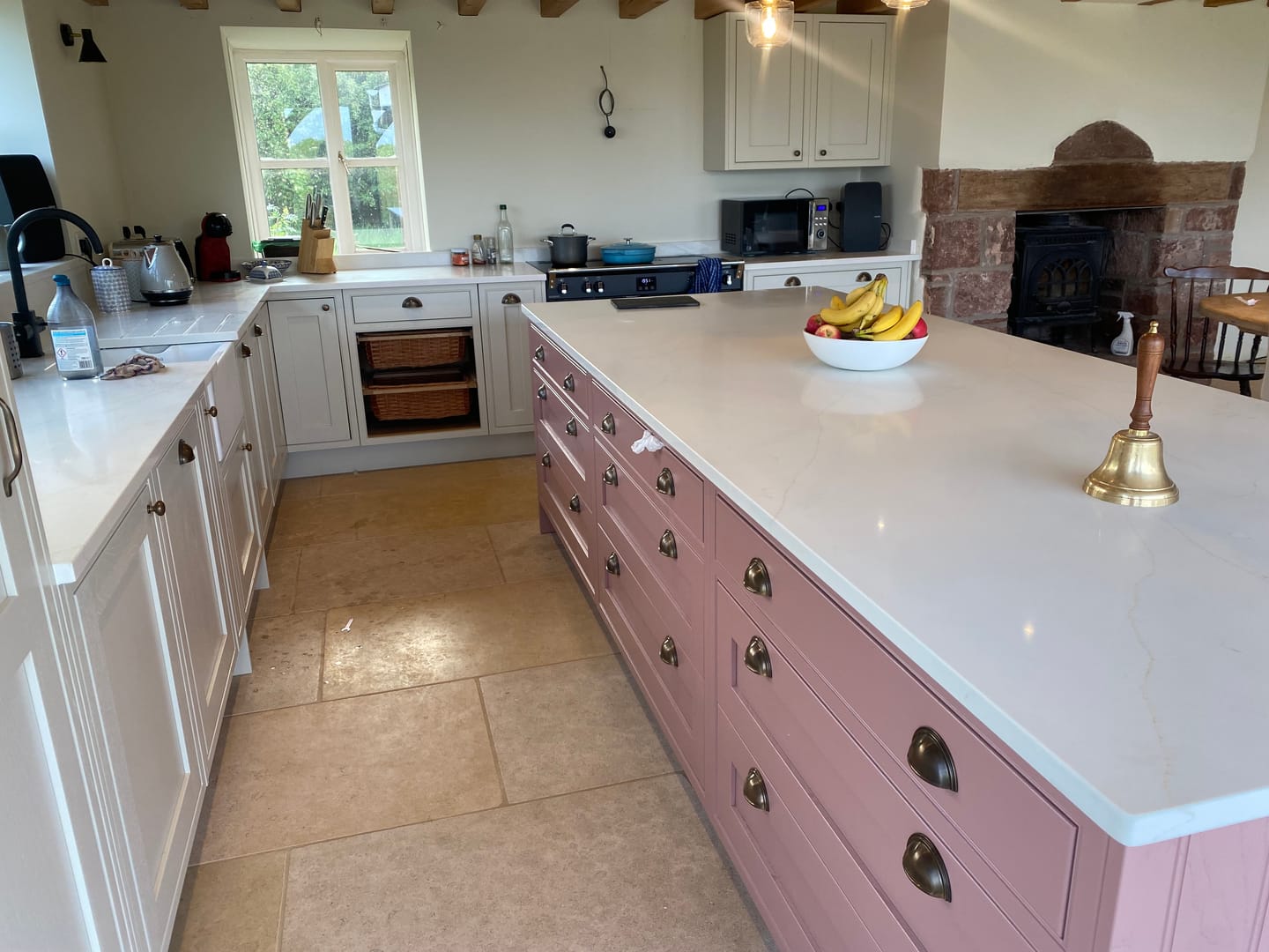 Customer photo review of Shropshire Aged Brass Cupboard Handles