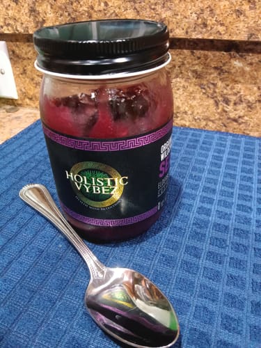 Customer photo review of Elderberry and Soursop Infused Sea Moss Gel