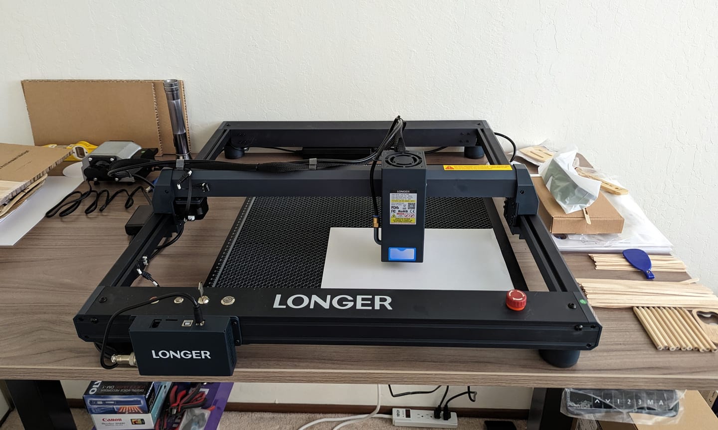 Customer photo review of Longer Laser B1 40W (44-48W Output Power)