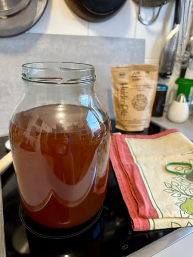 Customer photo review of Kombucha-Meisterkit: BIO Scoby & Starterflüssigkeit
