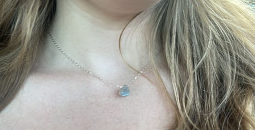 Customer photo review of Labradorit Kette