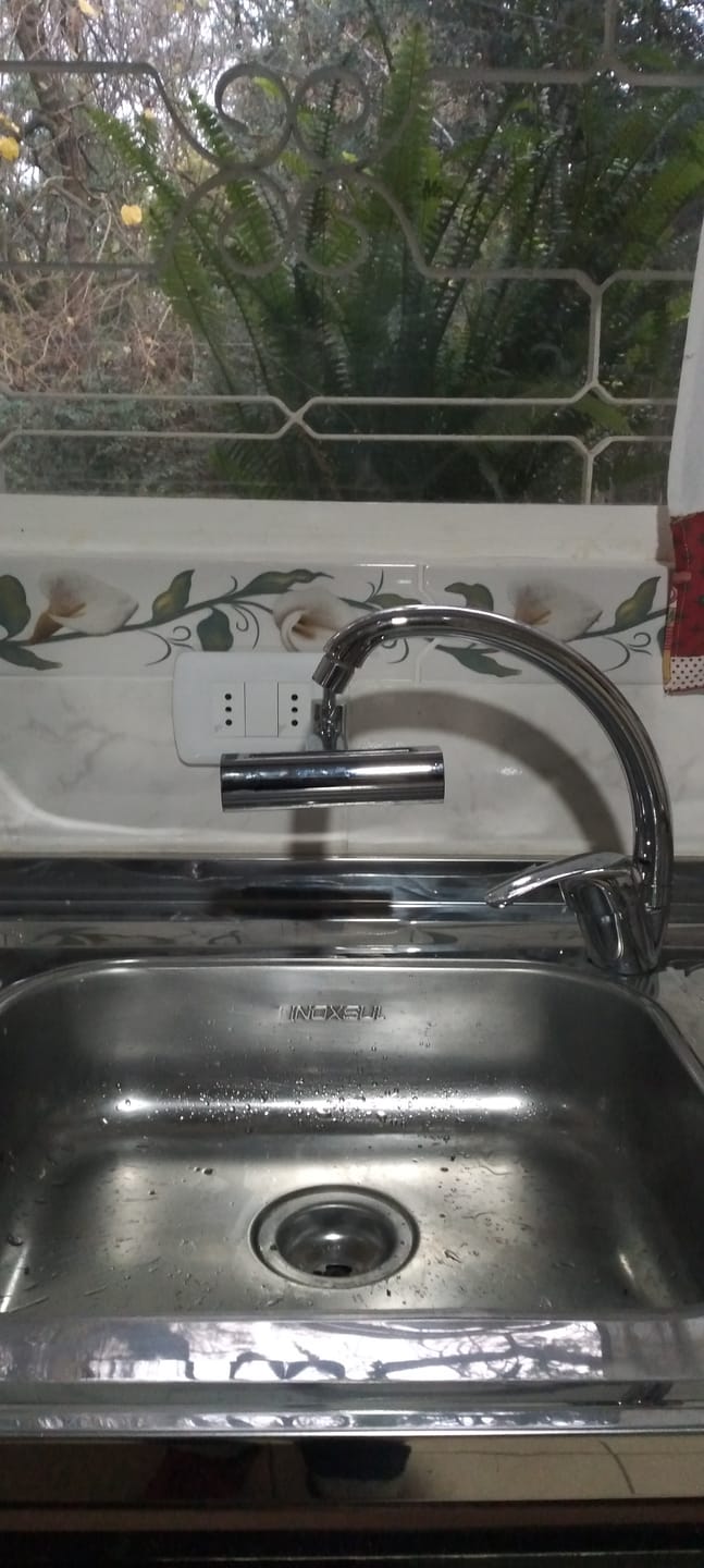 Customer photo review of Cabezal de Canilla Rotable 360 Grados