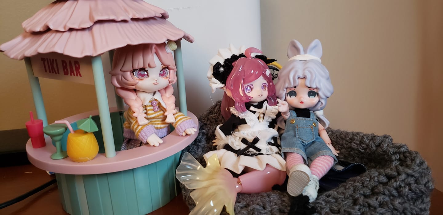 Customer photo review of BJD Figure Clothes Lucky Bag