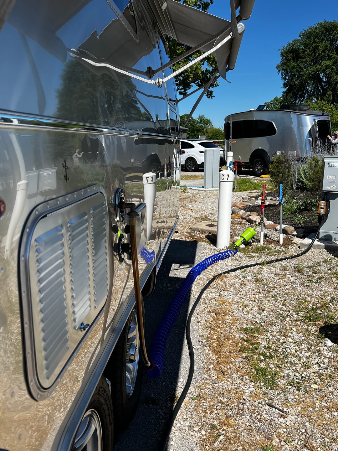 Customer photo review of RV Water Hose with AIR GEAR Storage Bag