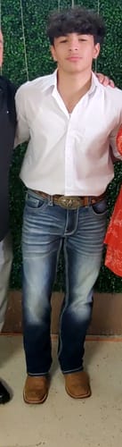 Customer photo review of CRAZY "HONEY" | MEN SQUARE TOE WESTERN COWBOY BOOTS