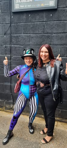 Customer photo review of Harlequin Costume