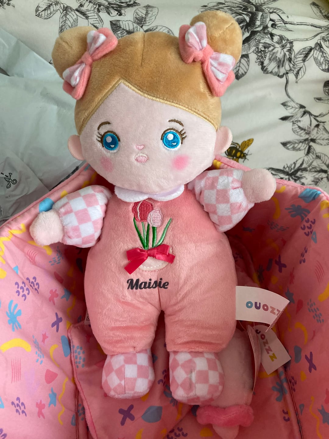 Customer photo review of Personalized 25 cm Plush Doll