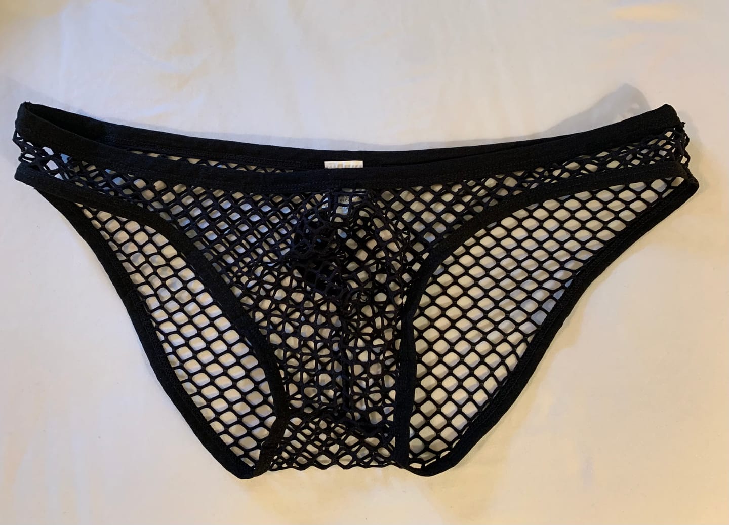 Customer photo review of Men's Mesh Ice Silk Breathable Briefs