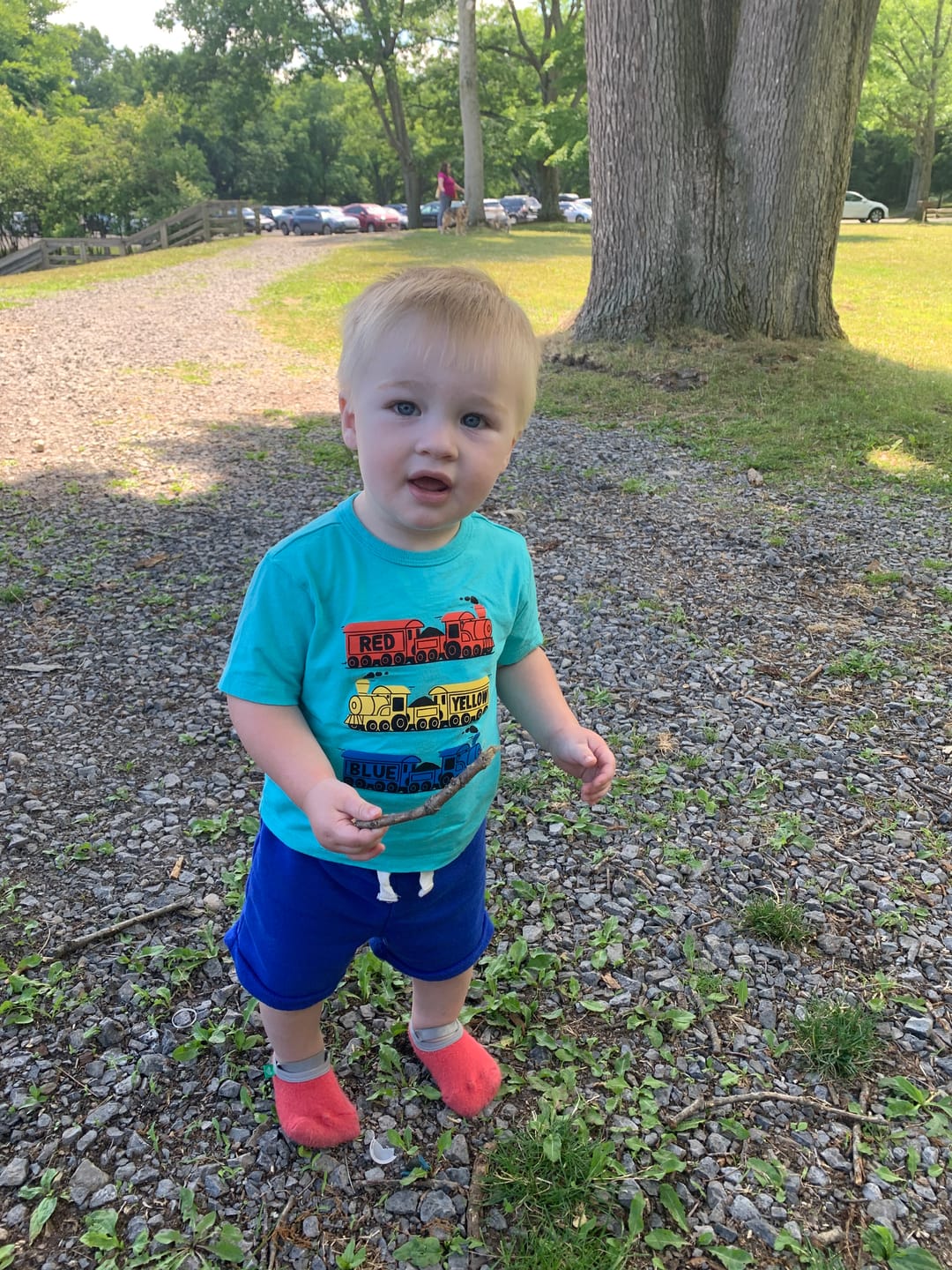 Customer photo review of Non-Slip Baby Socks | Big Adventures 6-Pack